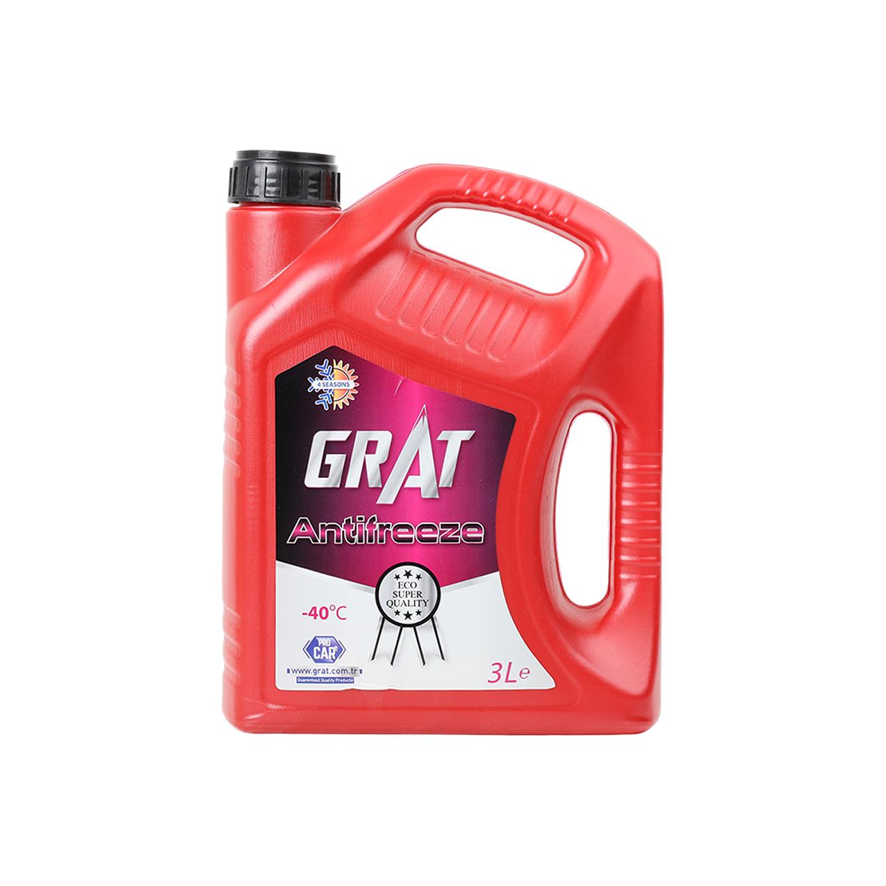 3 Lt - Kırmızı Antifriz - Premium | Grat