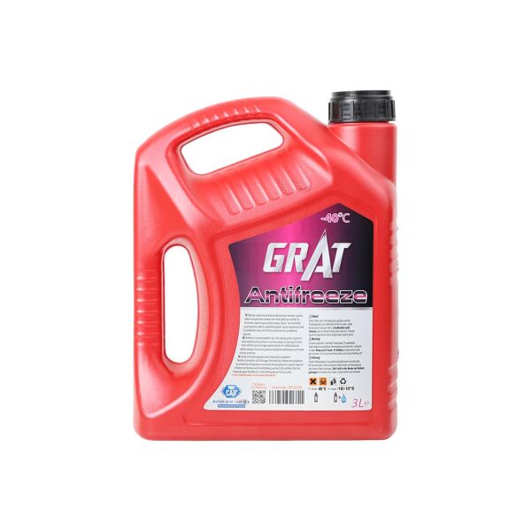 3 Lt - Kırmızı Antifriz - Premium | Grat