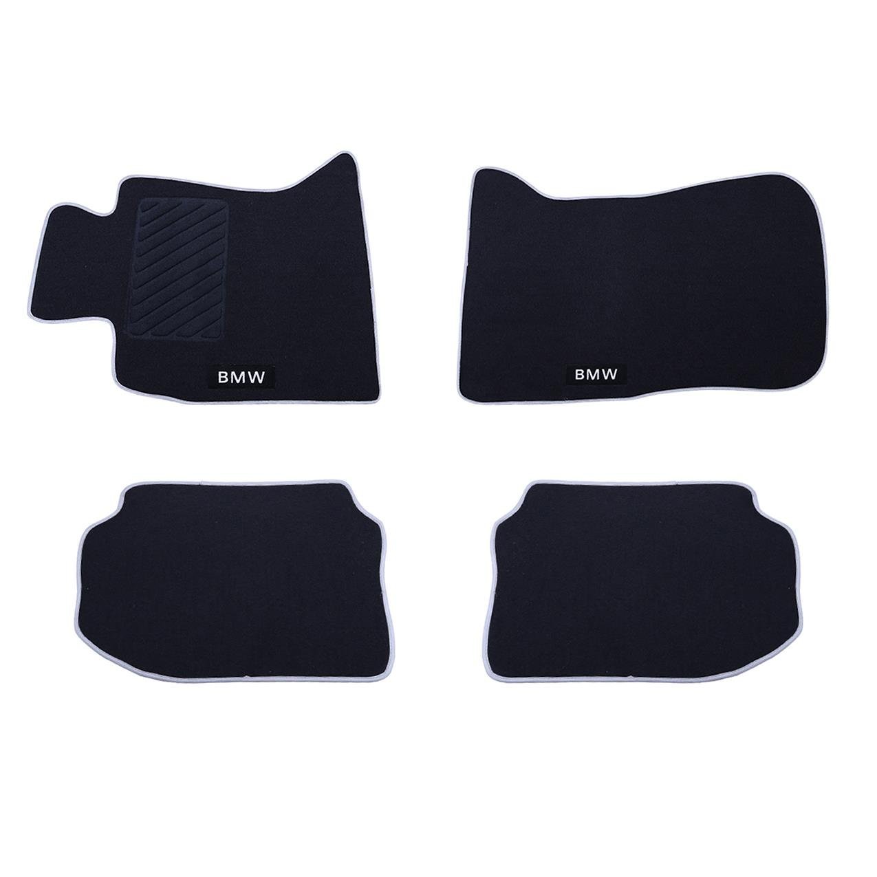 Bmw F10 Gri Bmw Yazılı Halı Paspas 12-14