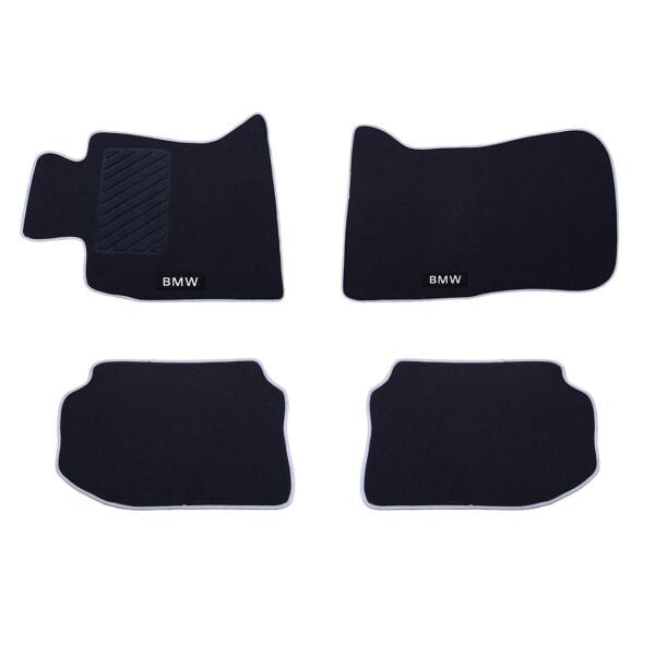 Bmw F10 Gri Bmw Yazılı Halı Paspas 12-14