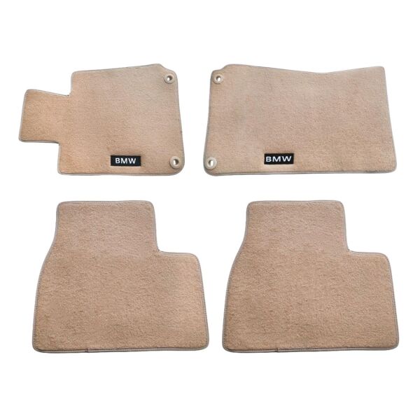 Bmw E30 Sedan Bej Bmw Yazılı Halı Paspas