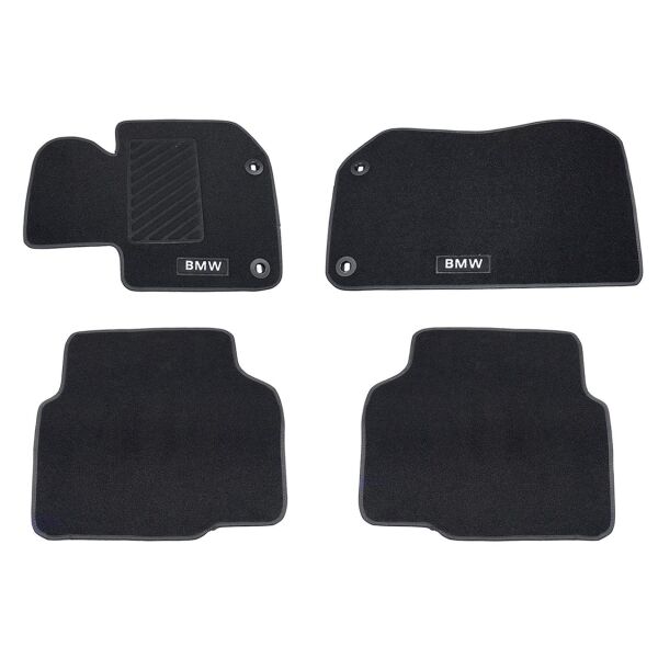 Bmw E36 Sedan Siyah Bmw Yazılı Halı Paspas