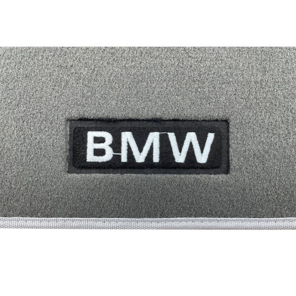 Bmw E36 Coupe  Gri Bmw Yazılı Halı Paspas | Yerli Üretim