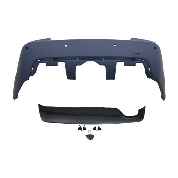 Bmw E60 Arka M-Tech Tampon Dolu - PDCli 24mm | Tek Çıkış | 2003-06 | Wender