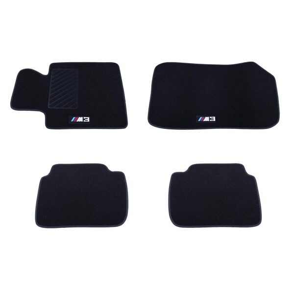 Bmw E46 Sedan Siyah M3 Halı Paspas