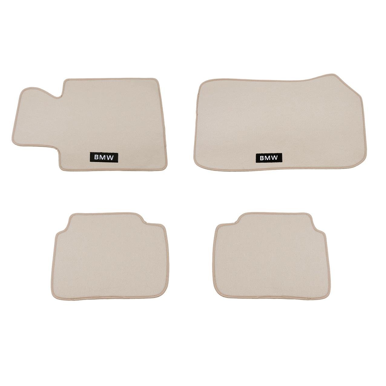 Bmw E46 Sedan Bej Bmw Yazılı Halı Paspas