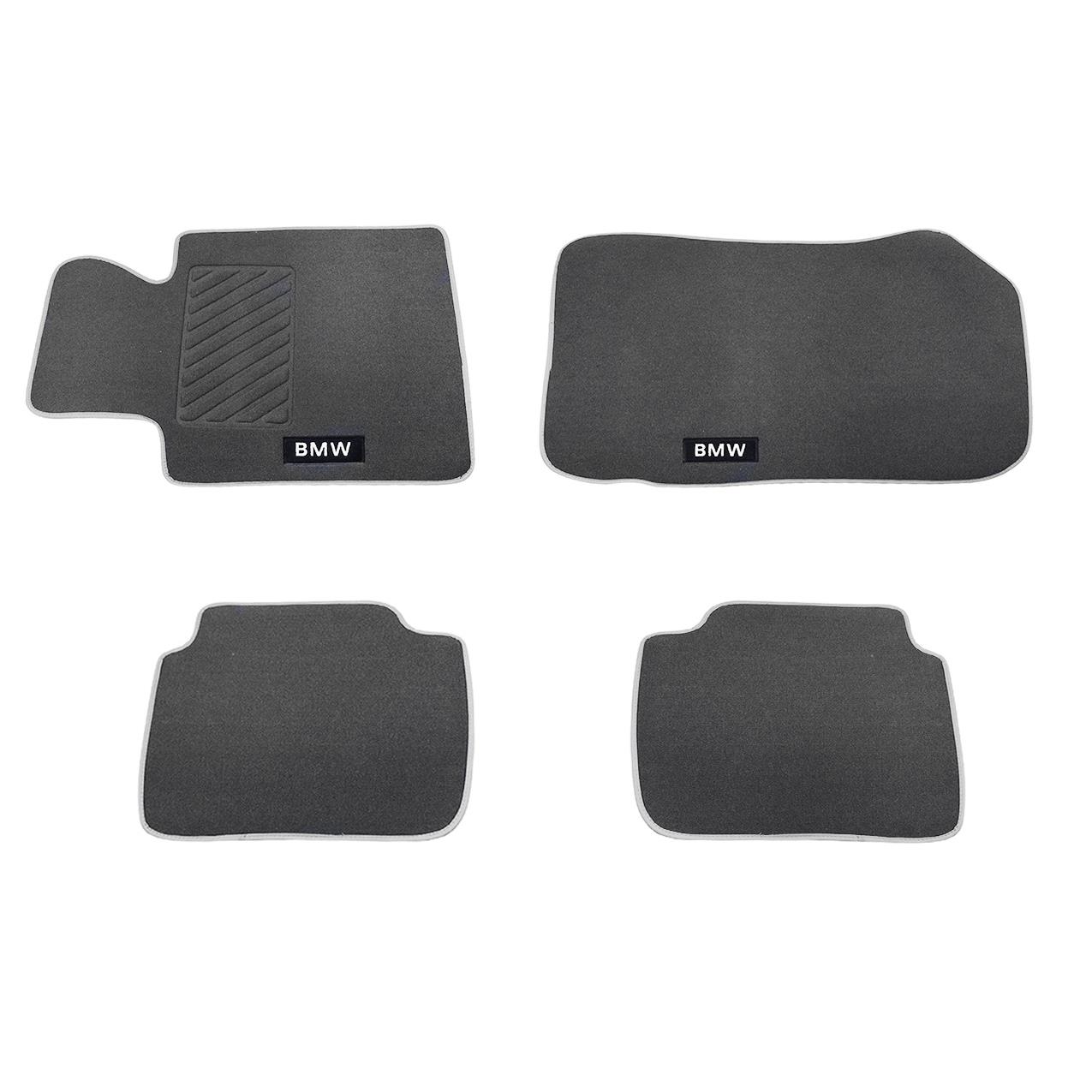 Bmw E46 Sedan Gri Bmw Yazılı Halı Paspas