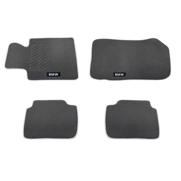 Bmw E46 Sedan Gri Bmw Yazılı Halı Paspas