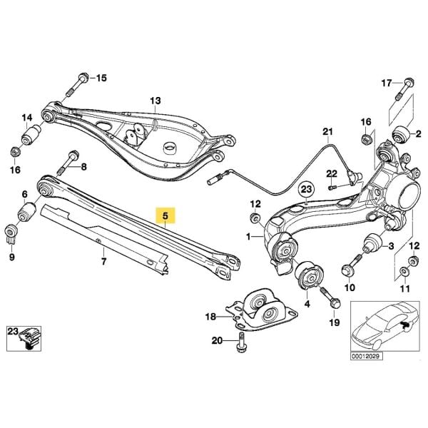 Bmw E36 E46 Arka Salıncak (Maşa Kolu) | Votto