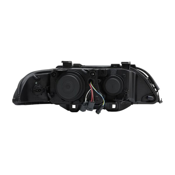 Bmw E39 Sol Beyaz Sinyalli Mercekli - Angelli Far - Siyah ( 96 - 03 ) | Ithal