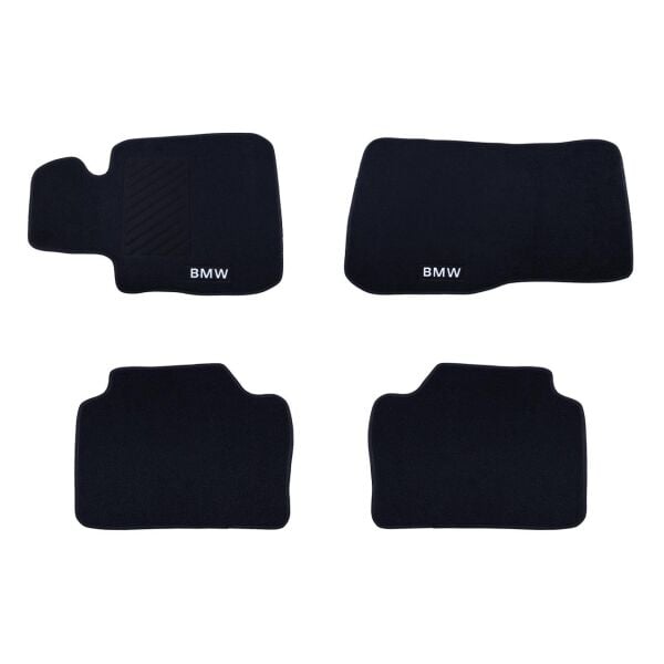 Bmw F30 Siyah Bmw Yazılı Halı Paspas