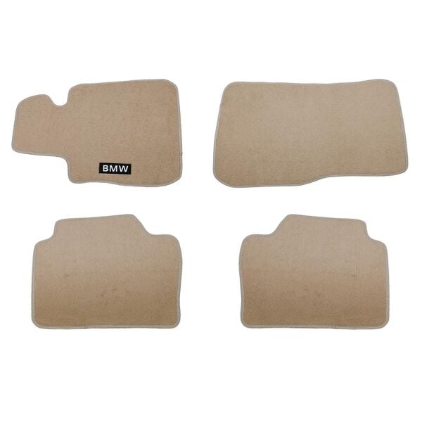 Bmw F30 Bej Bmw Yazılı Halı Paspas