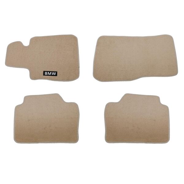 Bmw F30 Bej Bmw Yazılı Halı Paspas