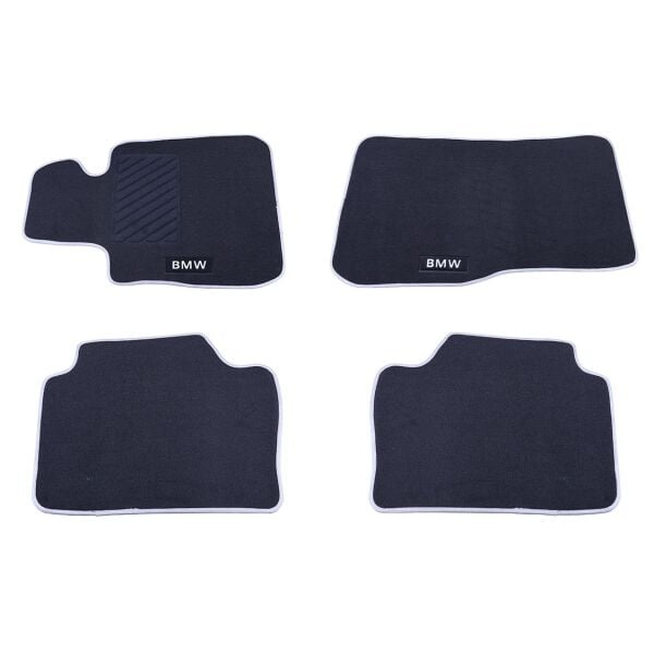 Bmw F30 Gri Bmw Yazılı Halı Paspas