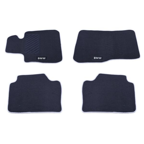 Bmw F30 Gri Bmw Yazılı Halı Paspas