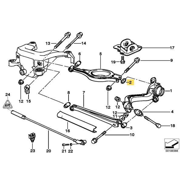 Bmw E36 E46 Arka Yağlı Burç | Btap