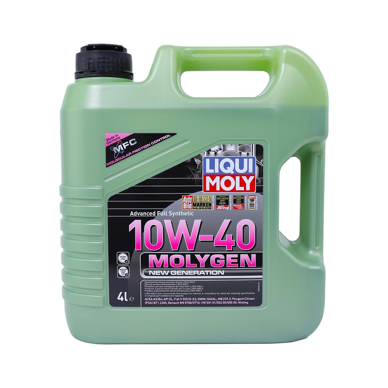 4 Litre Molygen New Generation 10w-40 Motor Yağı | Lıquı Moly