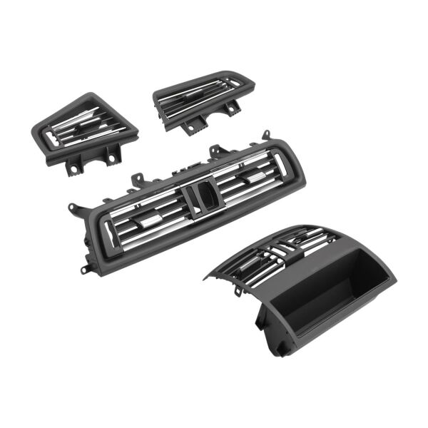 Bmw F10 Kalorifer Izgarası - Nikelajlı ( 4 Parça Set ) | Famalli