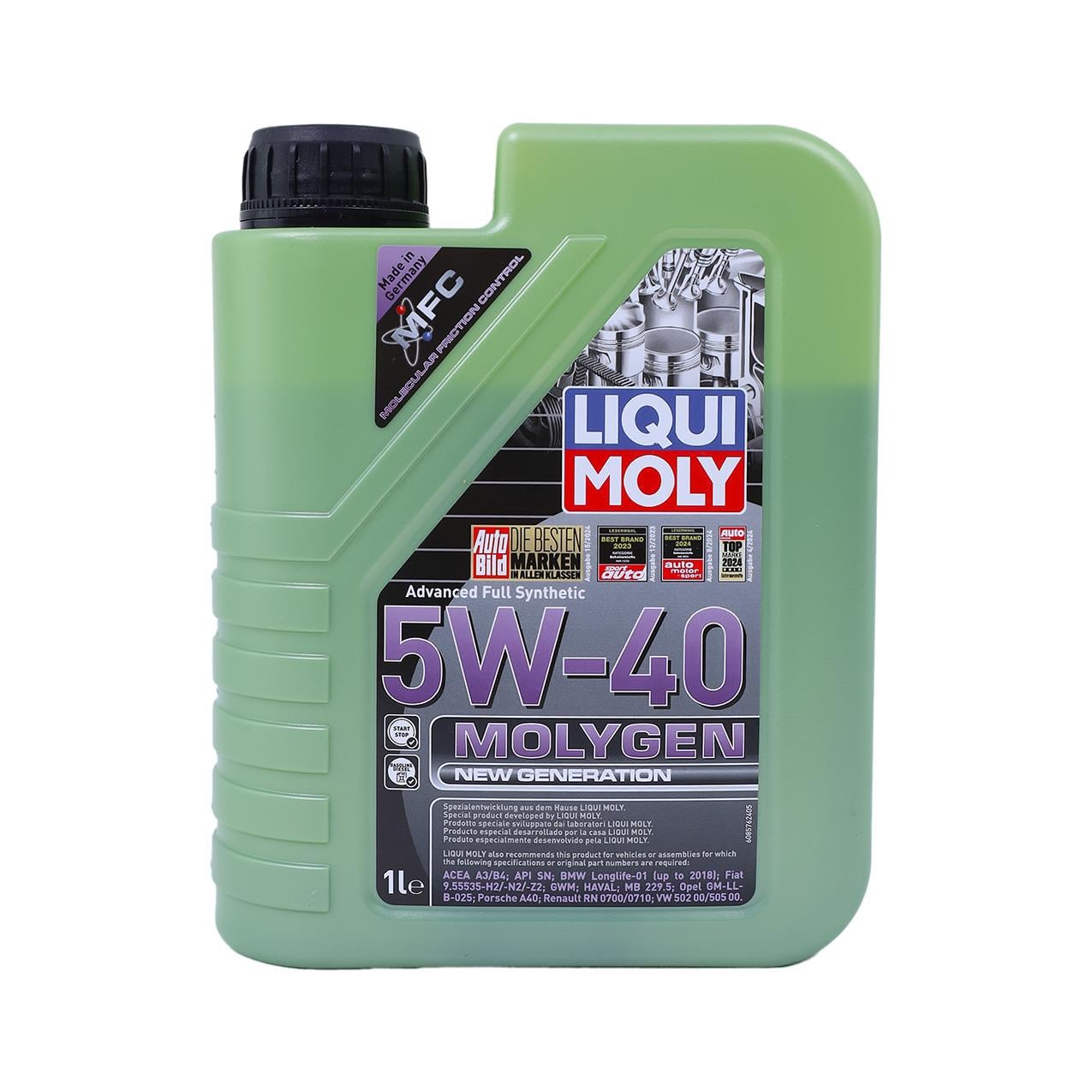 1 Litre Molygen New Generation 5w-40 Motor Yağı | Lıquı Moly