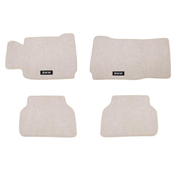 Bmw E39 Bej Bmw Yazılı Halı Paspas