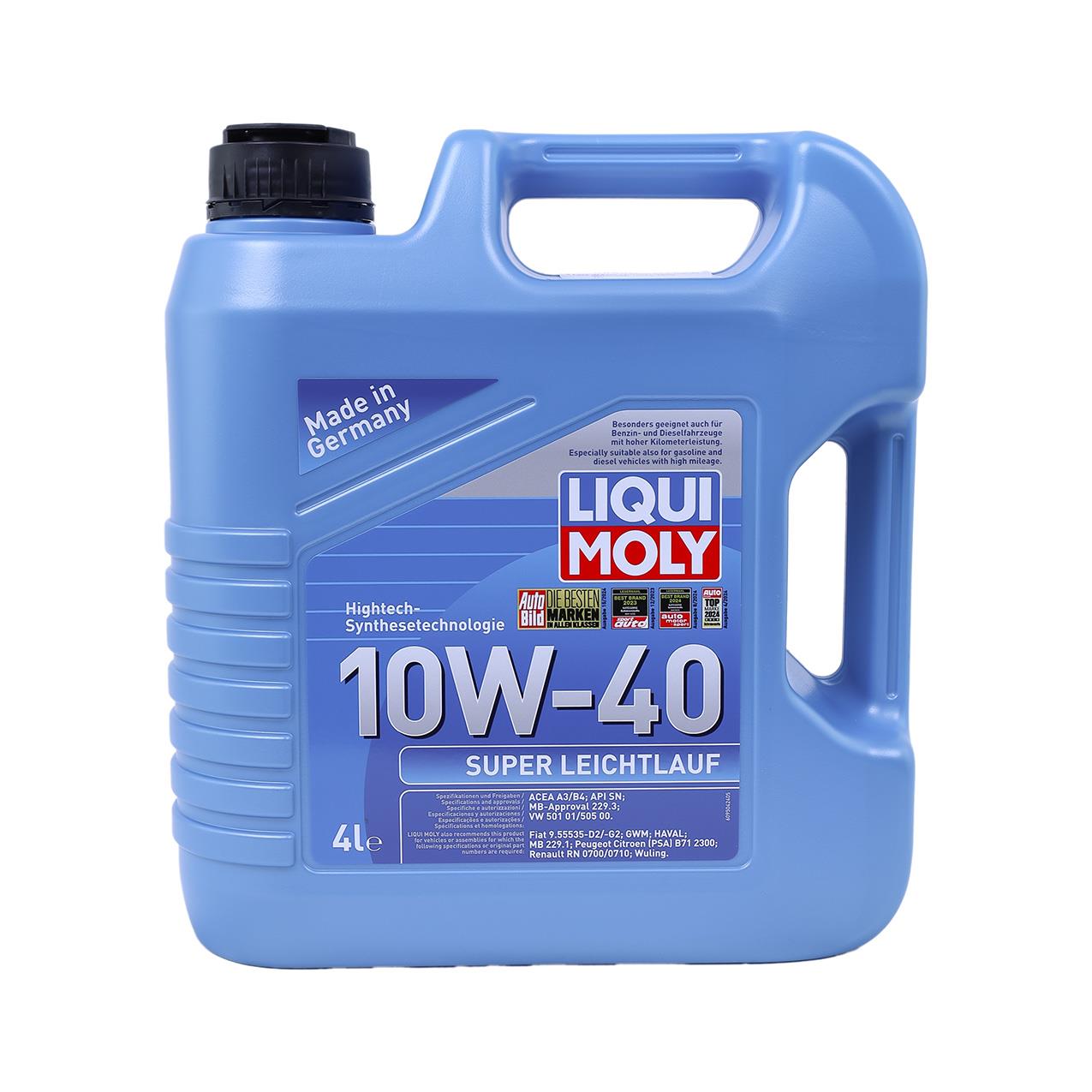 4 Litre SUPER LEICHTLAUF 10w-40 Motor Yağı | Lıquı Moly