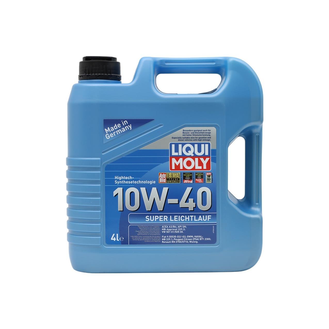 4 Litre SUPER LEICHTLAUF 10w-40 Motor Yağı | Lıquı Moly