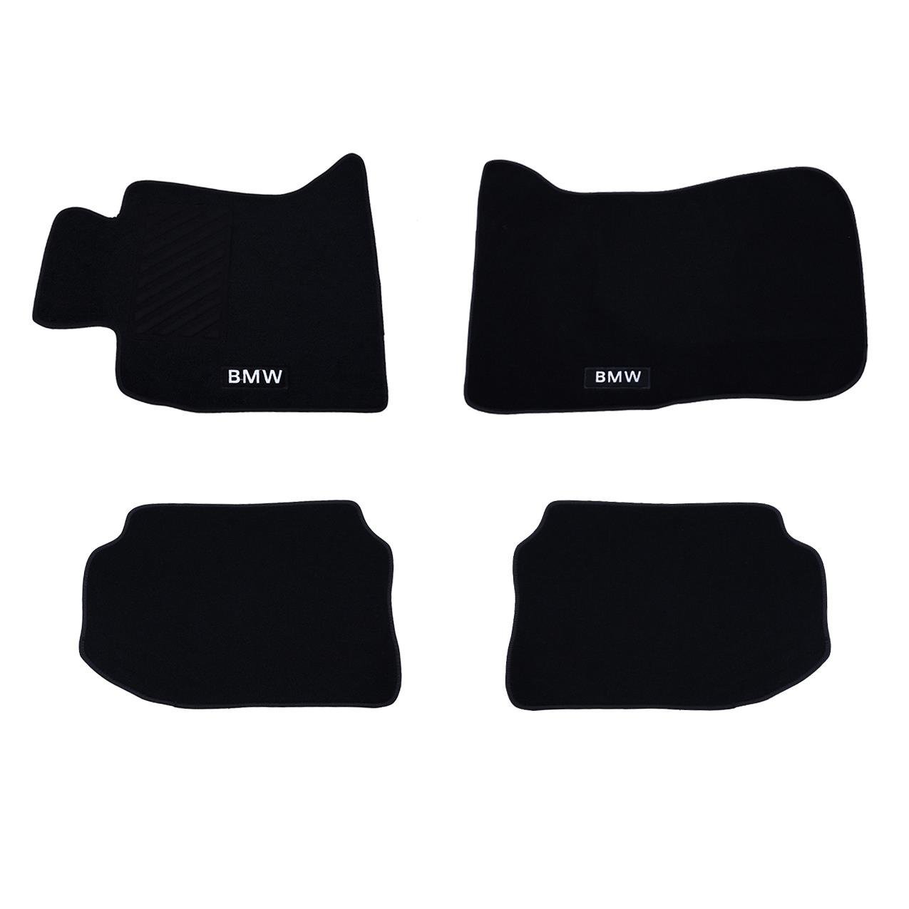 Bmw F10 Siyah Bmw Yazılı Halı Paspas 12-14