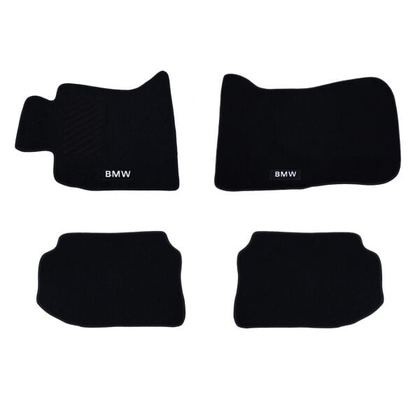 Bmw F10 Siyah Bmw Yazılı Halı Paspas 12-14