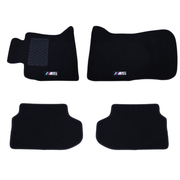 Bmw F10 Siyah M5 Halı Paspas 14-18