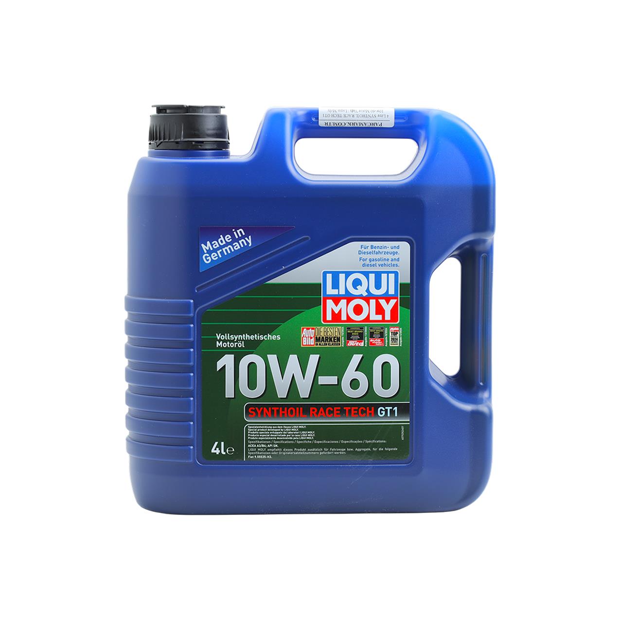 4 Litre SYNTHOİL RACE TECH GT1 10w-60 Motor Yağı | Lıquı Moly