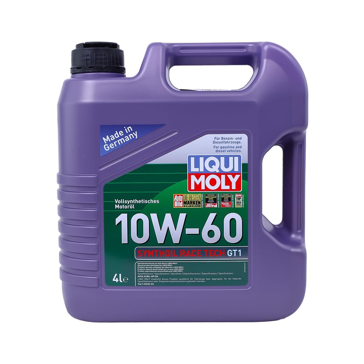 4 Litre SYNTHOİL RACE TECH GT1 10w-60 Motor Yağı | Lıquı Moly