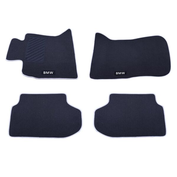 Bmw F10 Gri Bmw Yazılı Halı Paspas 14-18