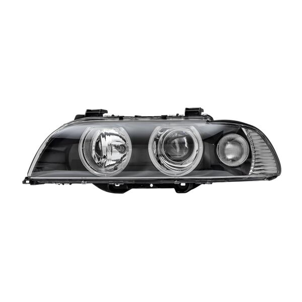 Bmw E39 Sol Beyaz Sinyalli Çerçeveli Angelli Far - Siyah ( 01 - 03 ) | Jbr