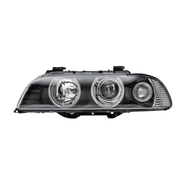 Bmw E39 Sol Beyaz Sinyalli Çerçeveli Angelli Far - Siyah ( 01 - 03 ) | Jbr