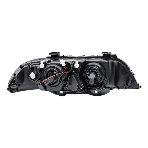 Bmw E39 Sol Beyaz Sinyalli Çerçeveli Angelli Far - Siyah ( 01 - 03 ) | Jbr