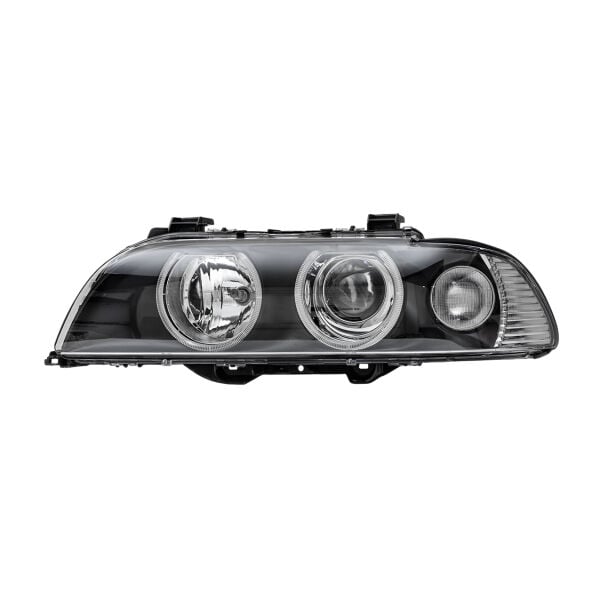 Bmw E39 Sol Beyaz Sinyalli Çerçeveli Angelli Far - Siyah ( 01 - 03 ) | Jbr